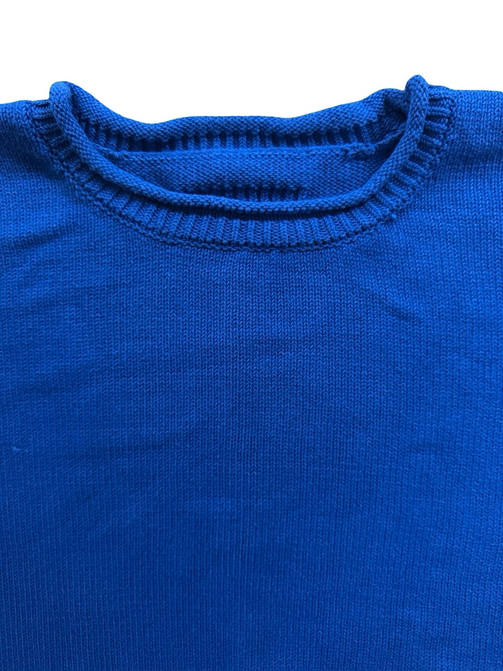 Free People We The Free Ella Roll Neck Cotton Sweater Turkish Blue XS - Picture 9 of 10